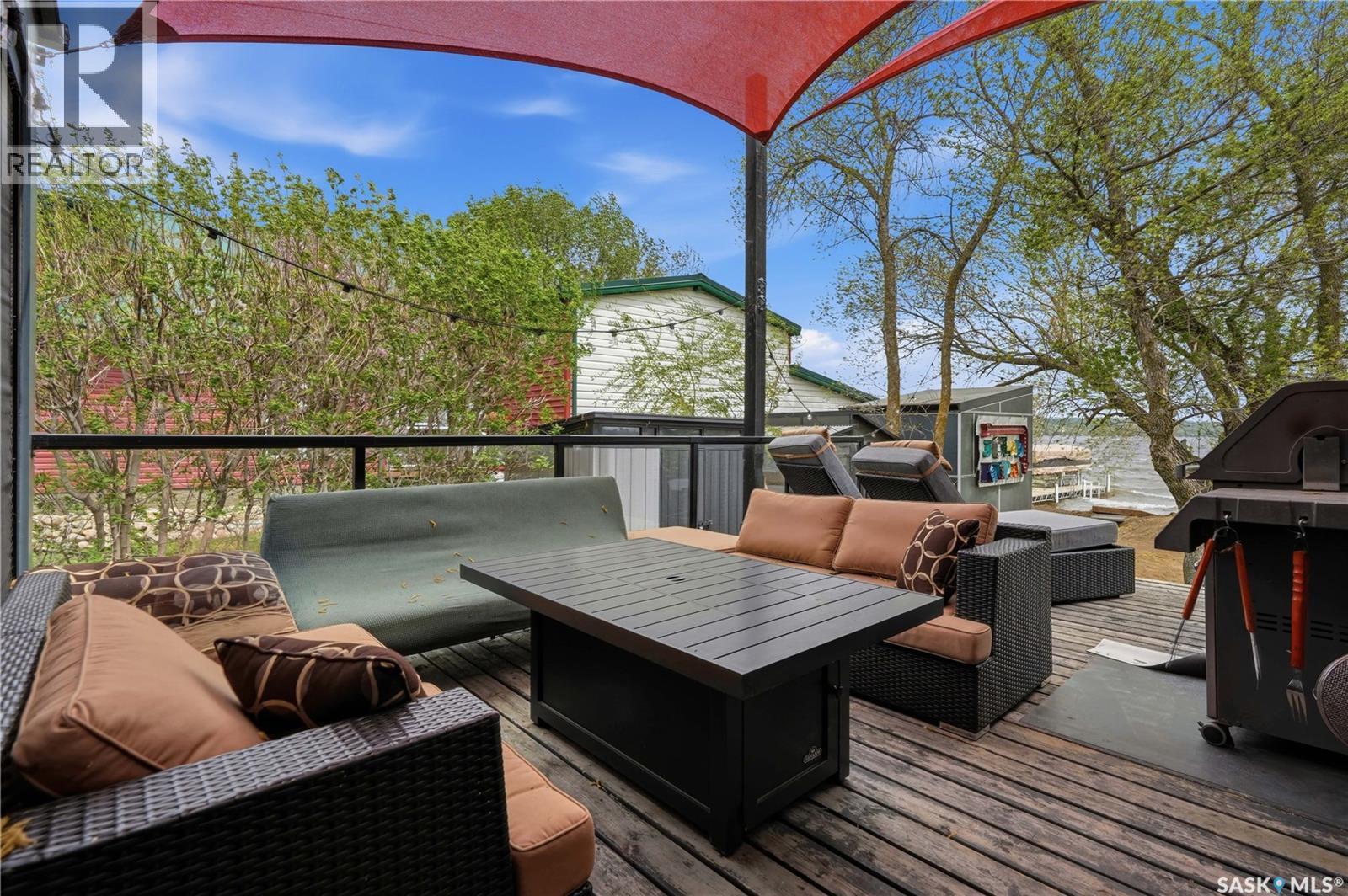 63 Margaret Street, Katepwa Beach, SK - Outdoor With Deck Patio Veranda With Exterior