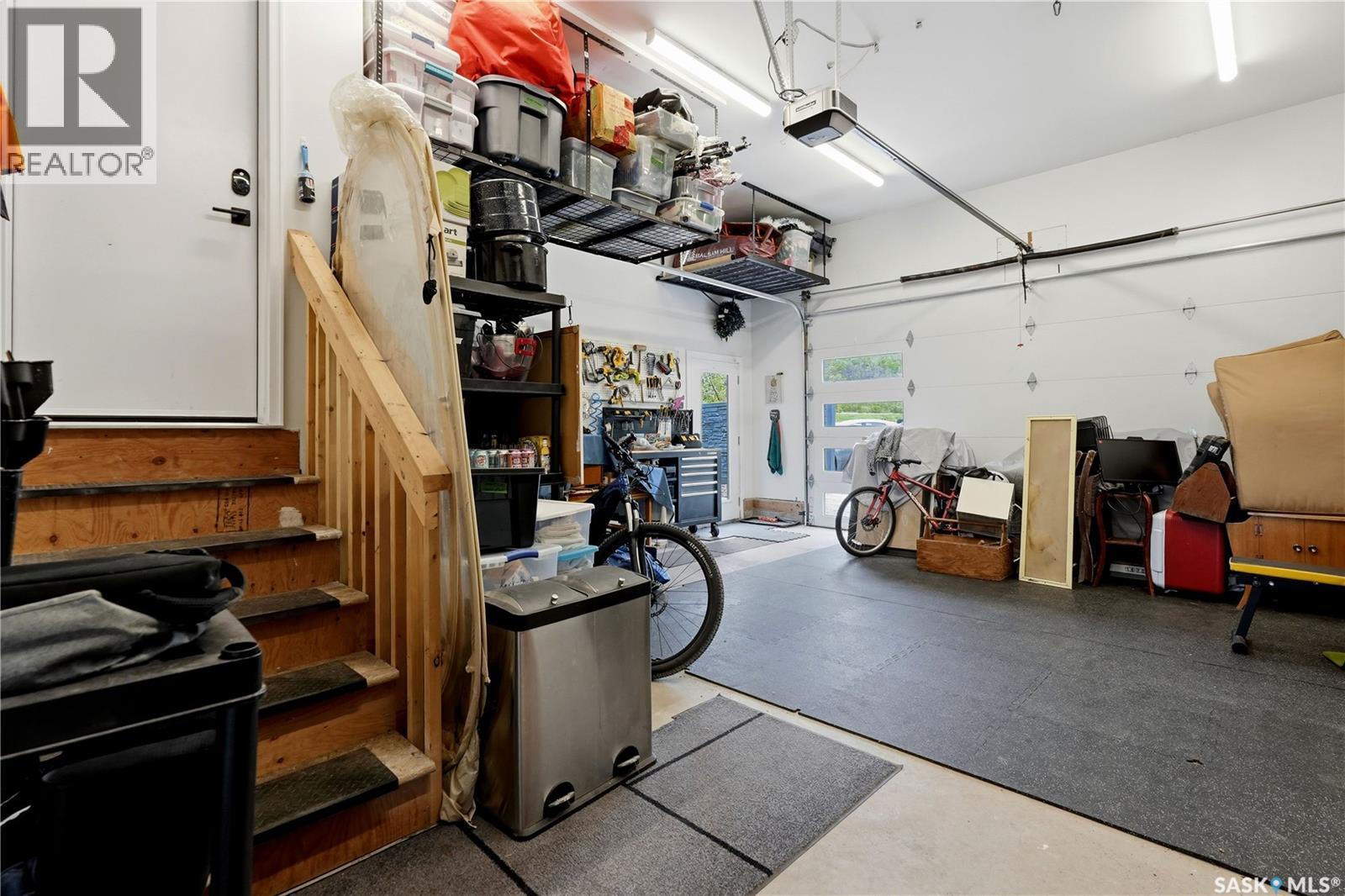 63 Margaret Street, Katepwa Beach, SK - Indoor Photo Showing Garage