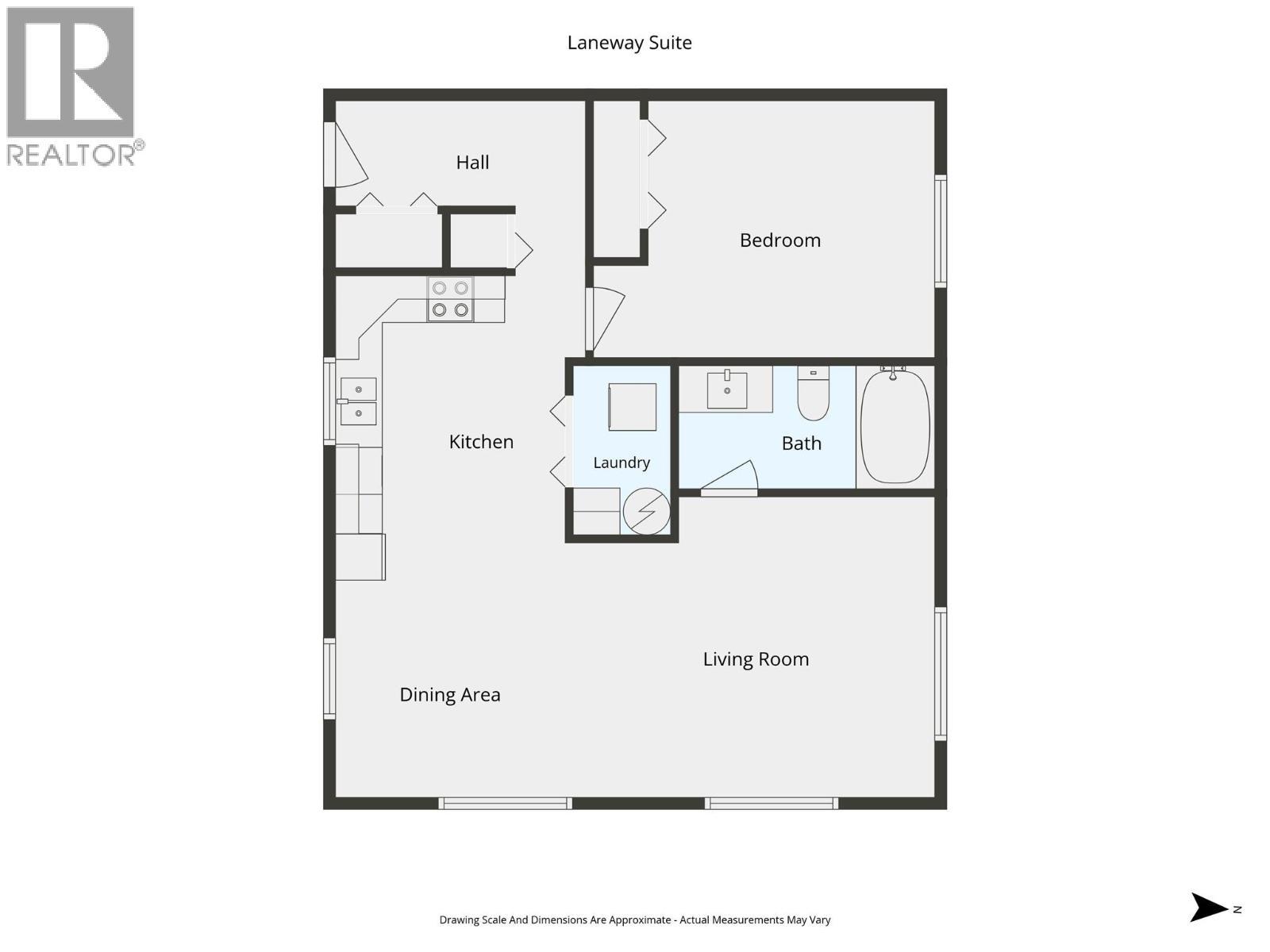 Laneway Home Floor Plan - 1708 Slocan Crescent, Nelson, BC