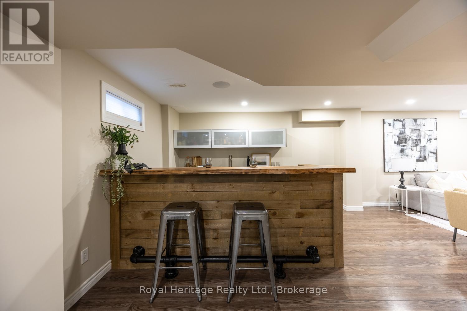 BASEMENT WET BAR - 16 Donald Wilson Street, Whitby (Rolling Acres), ON - Indoor Photo Showing Other Room