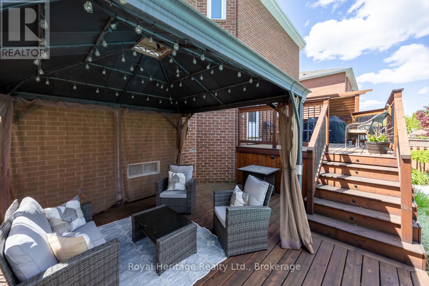 LOWER DECK - 16 Donald Wilson Street, Whitby (Rolling Acres), ON - Outdoor With Deck Patio Veranda With Exterior