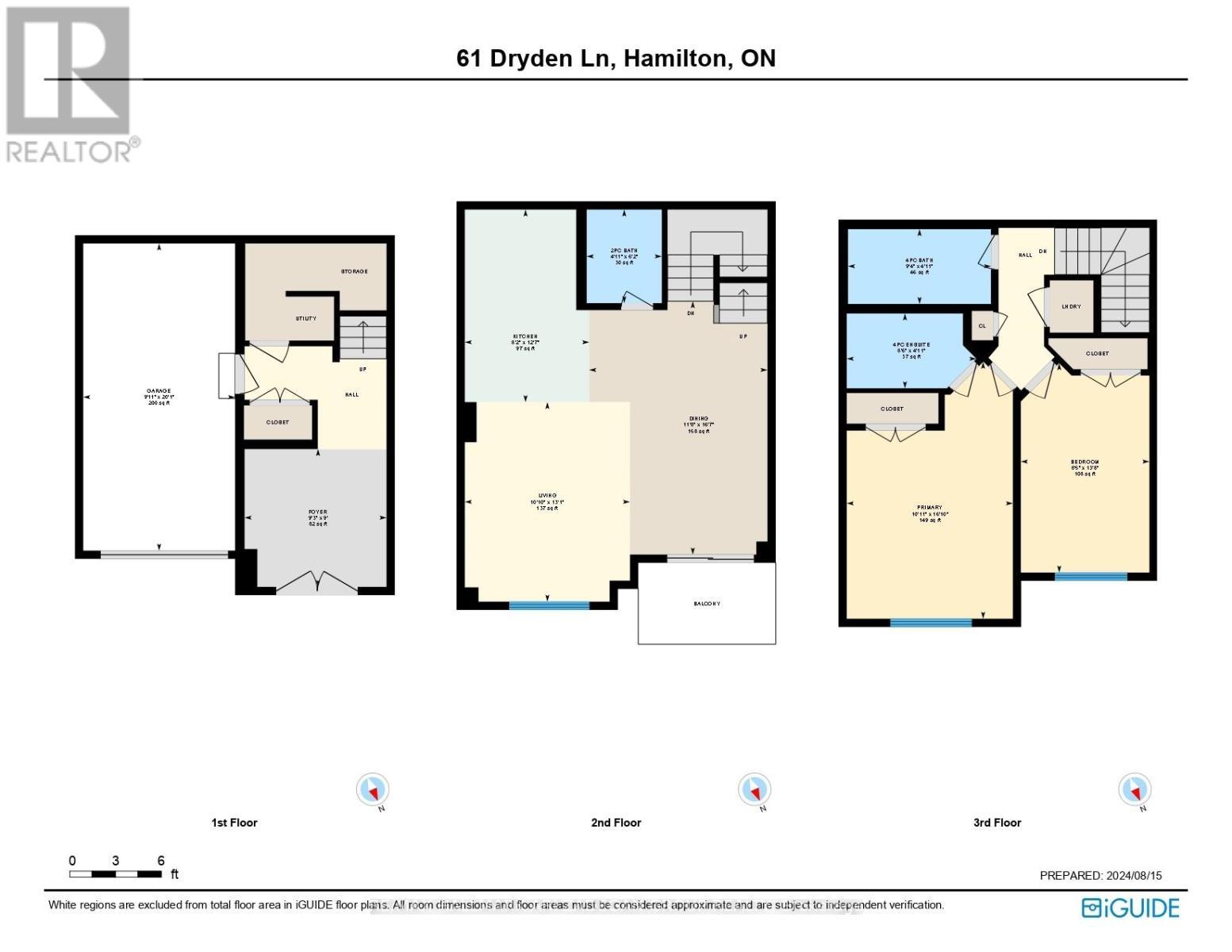 Floor Plan - 61 Dryden Lane, Hamilton, ON - Other