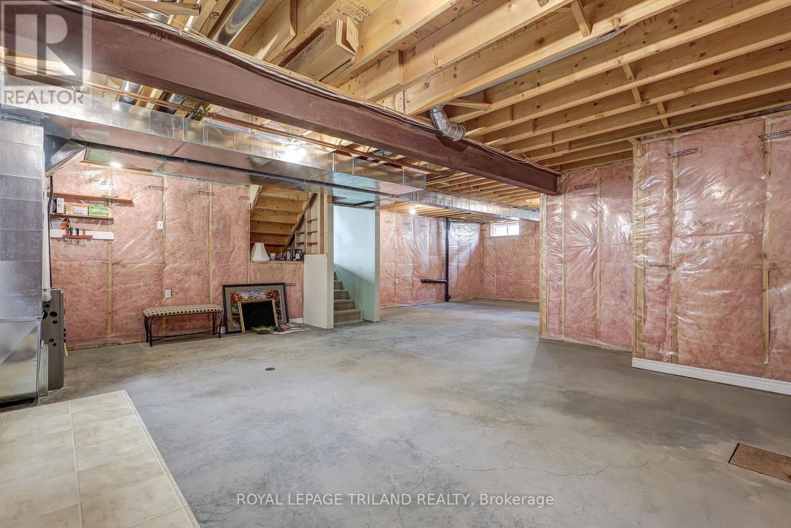 19 ORIOLE LANE, ST. THOMAS - BASEMENT - 19 Oriole Lane, St. Thomas, ON - Indoor Photo Showing Basement