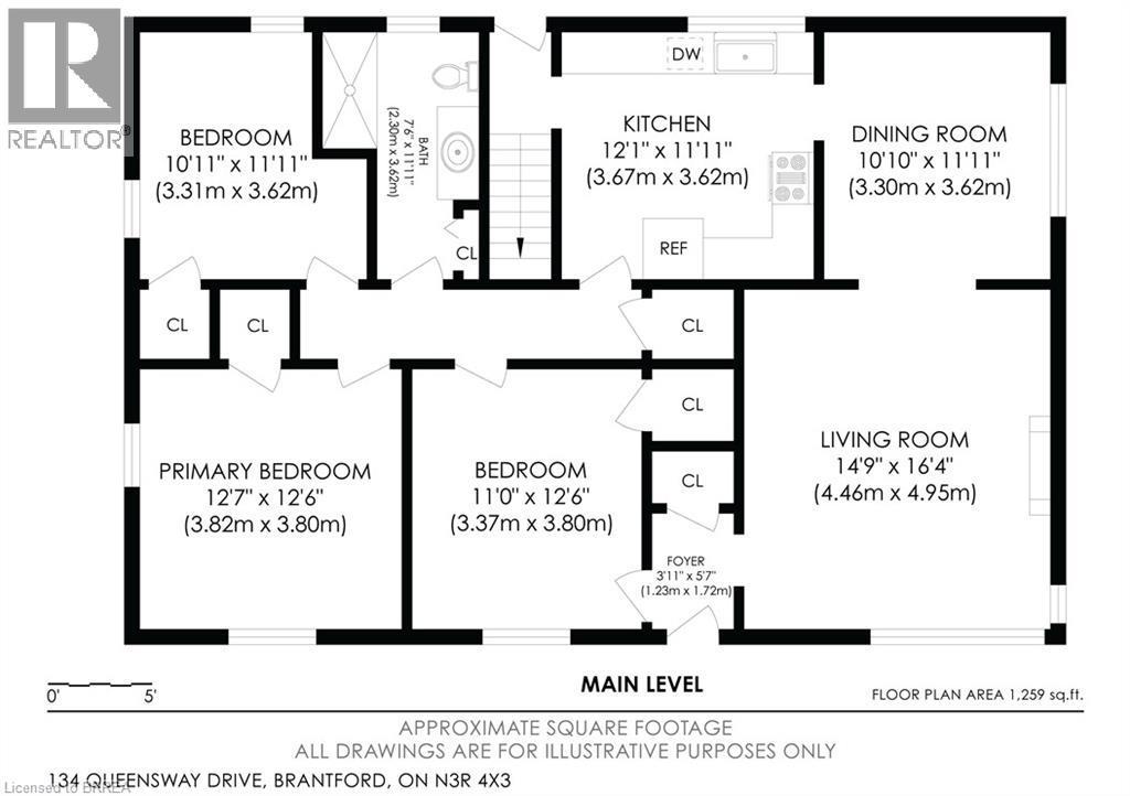 Floor plan - 134 Queensway Drive, Brantford, ON