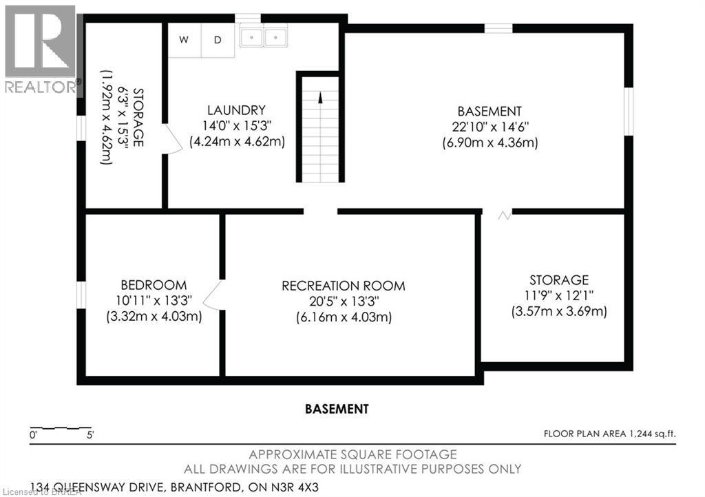 Floor plan - 134 Queensway Drive, Brantford, ON