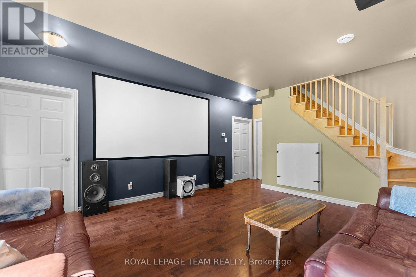Basement theatre room - 1622 Concession 4B, Lanark Highlands, ON - Indoor