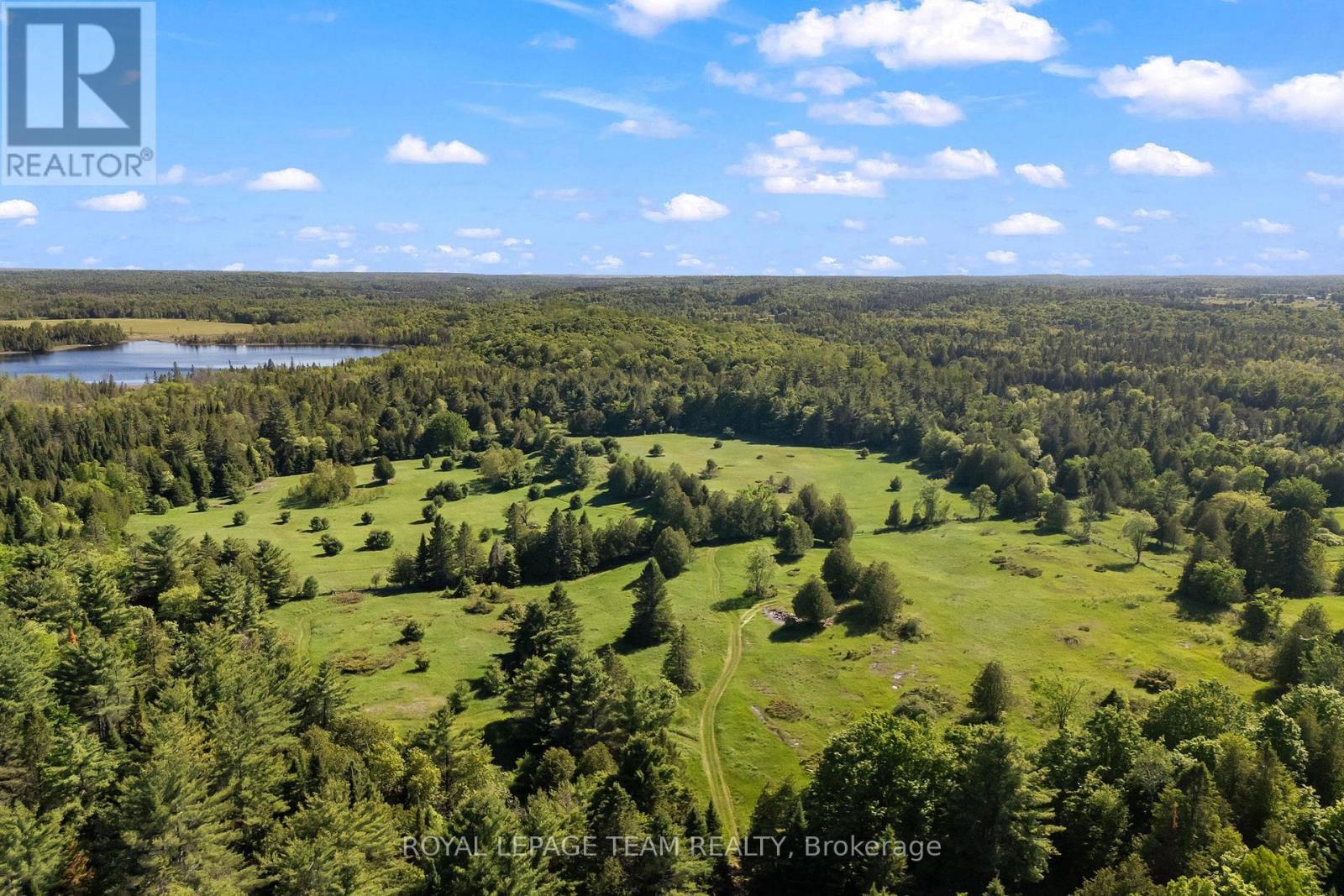 Ariel view of property - 1622 Concession 4B, Lanark Highlands, ON - Outdoor With View