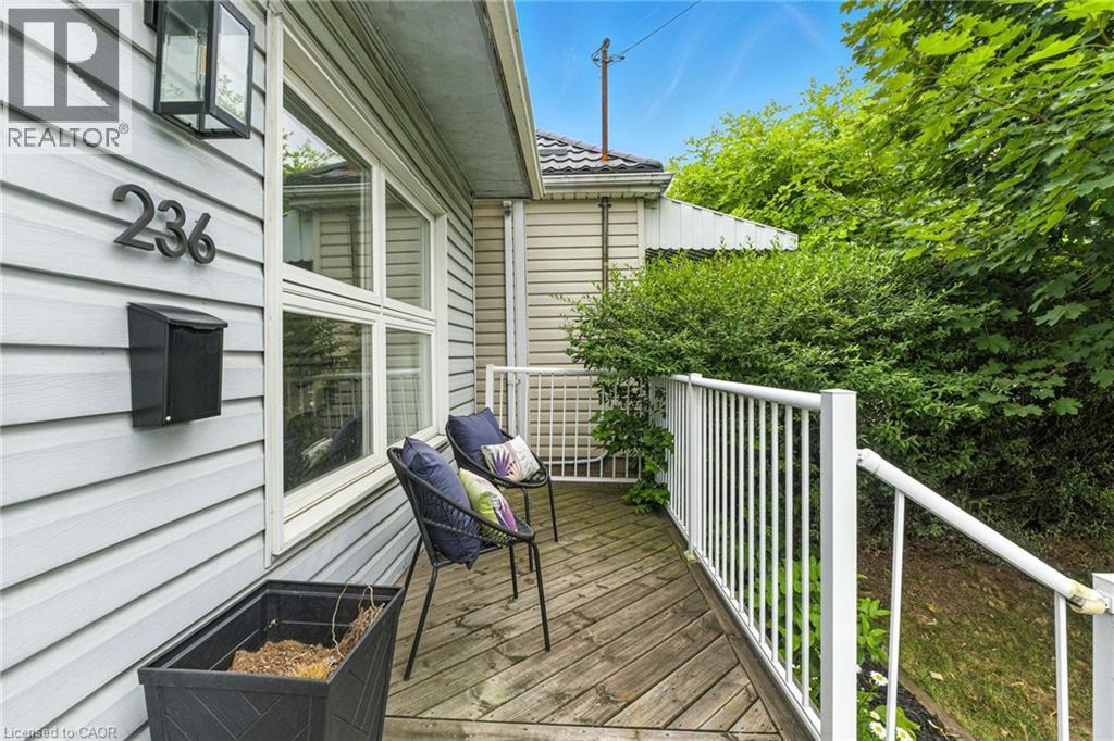 236 Cope Street, Hamilton, ON - Outdoor With Deck Patio Veranda With Exterior