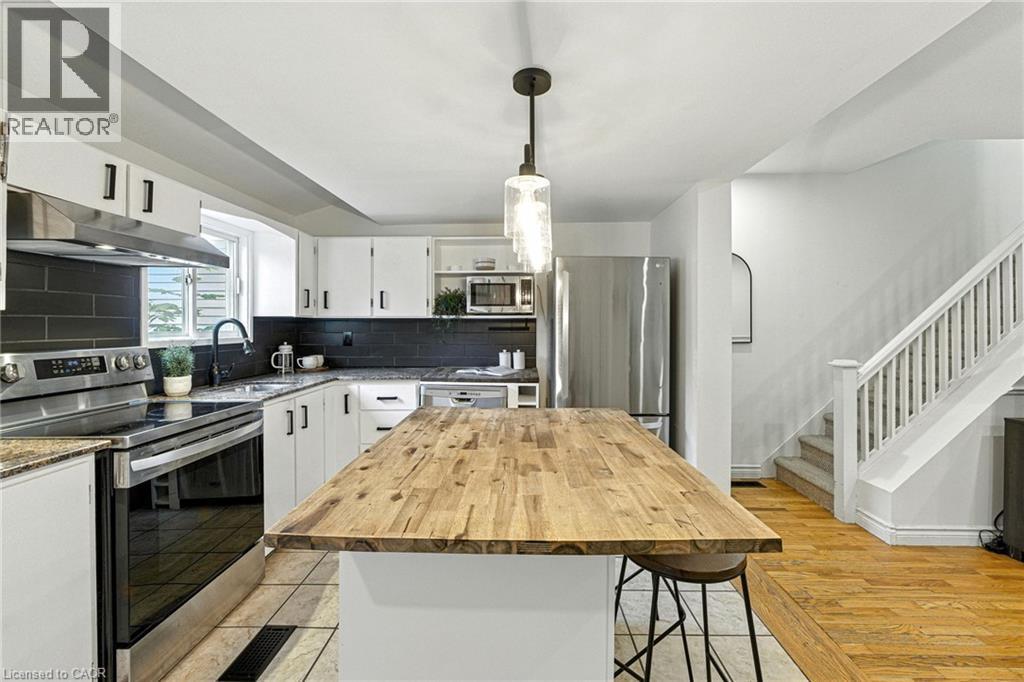 236 Cope Street, Hamilton, ON - Indoor Photo Showing Kitchen With Stainless Steel Kitchen