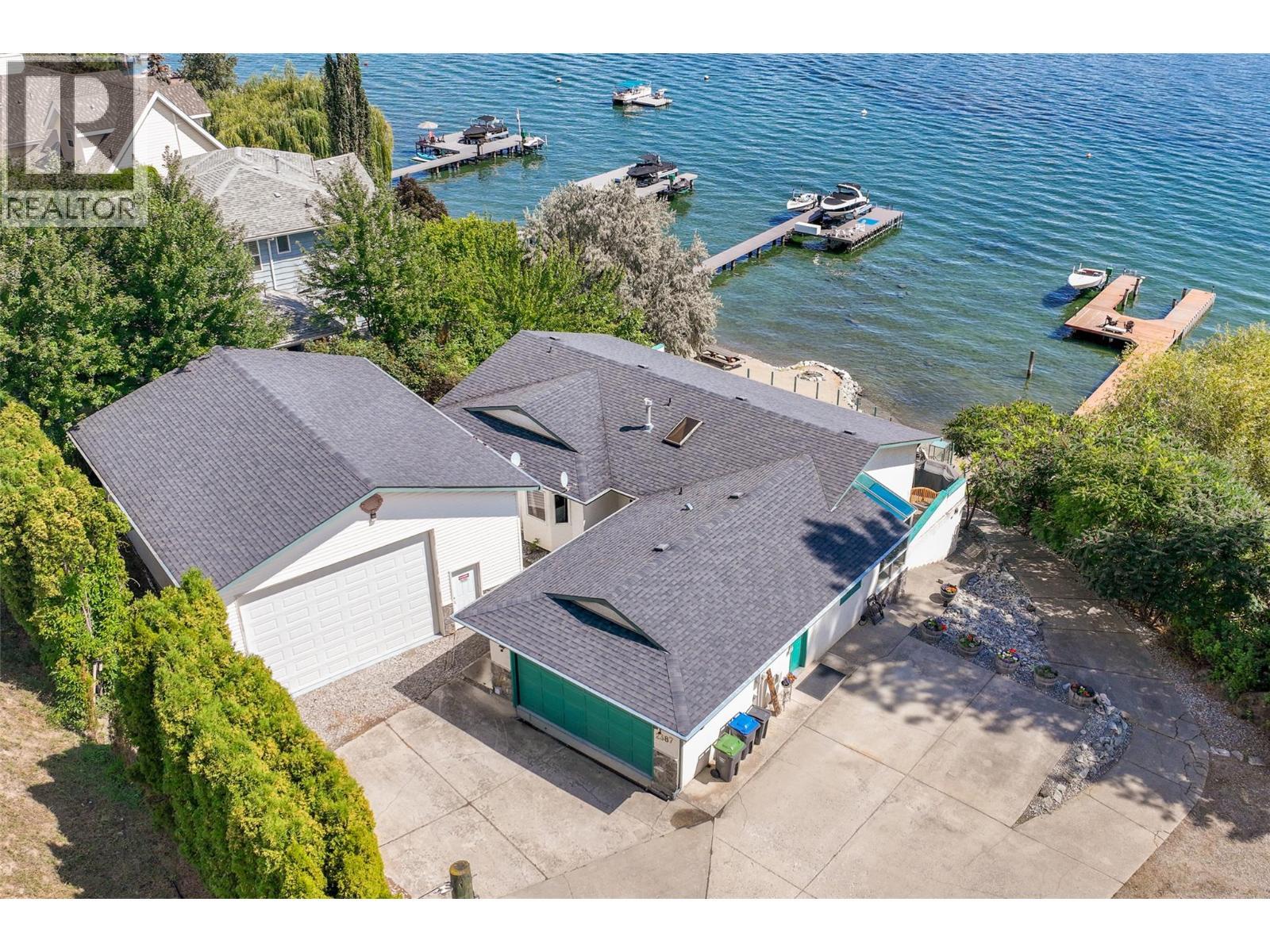 2387 Campbell Road, West Kelowna, BC - Outdoor With Body Of Water With View