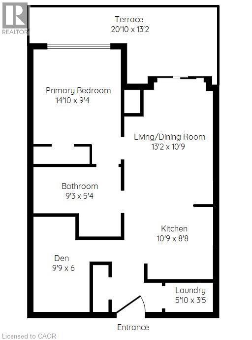 Floor plan - 4040 Upper Middle Road Unit# 105, Burlington, ON