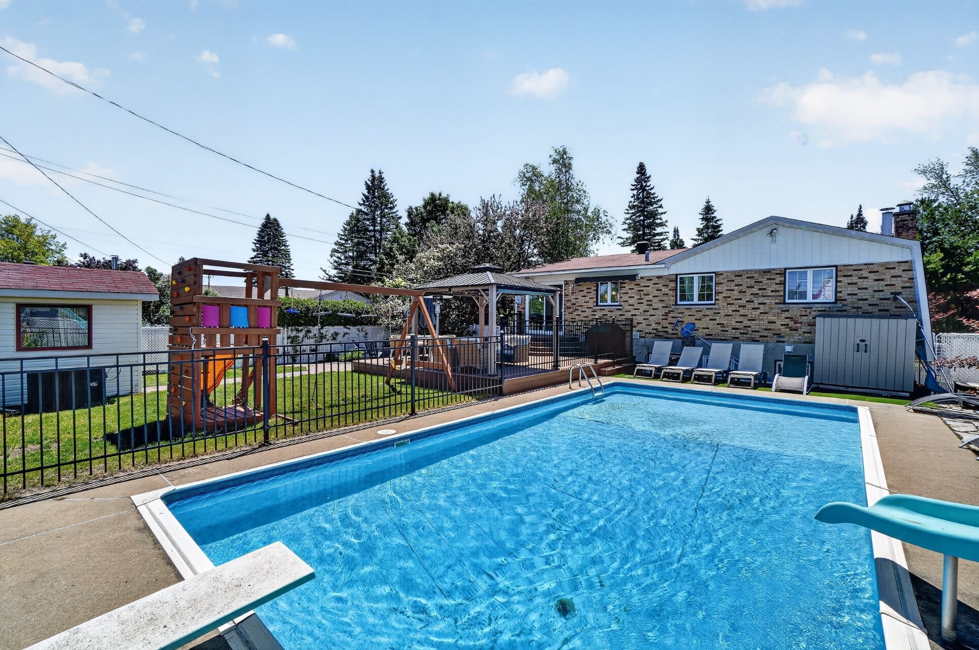 Face arrière - 2625 Rue Cantin, Mascouche, QC - Outdoor With In Ground Pool