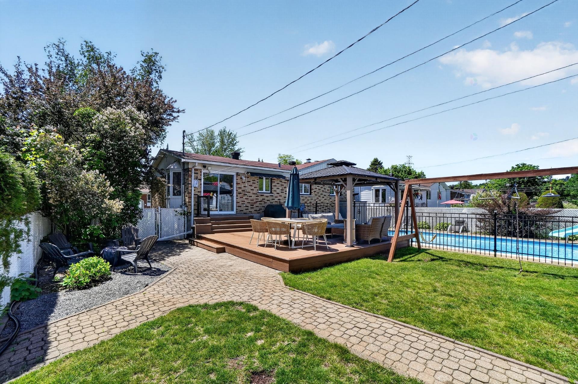 Cour - 2625 Rue Cantin, Mascouche, QC - Outdoor With In Ground Pool