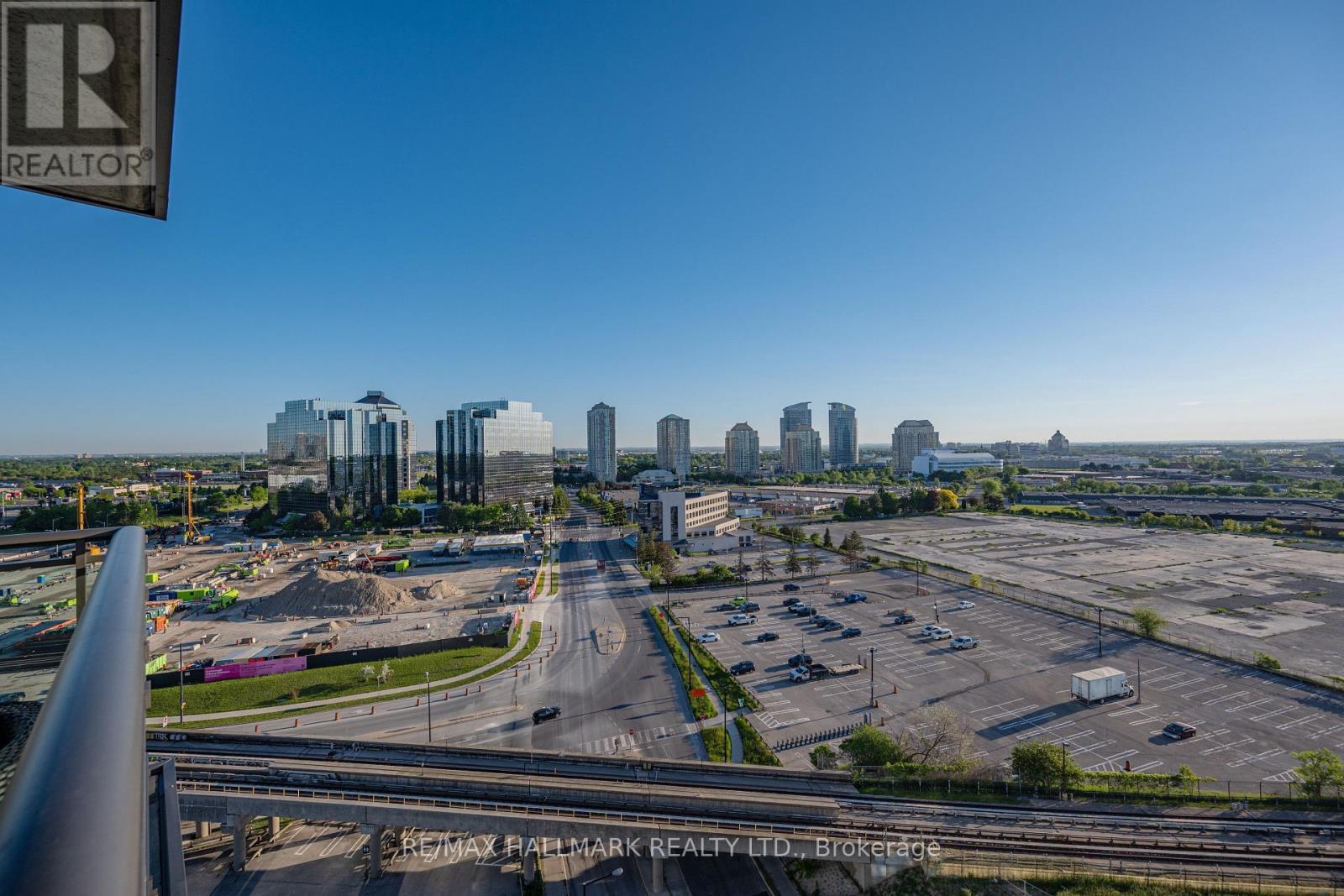 BALCONY - NE VIEW - 1705 - 88 Grangeway Avenue, Toronto, ON