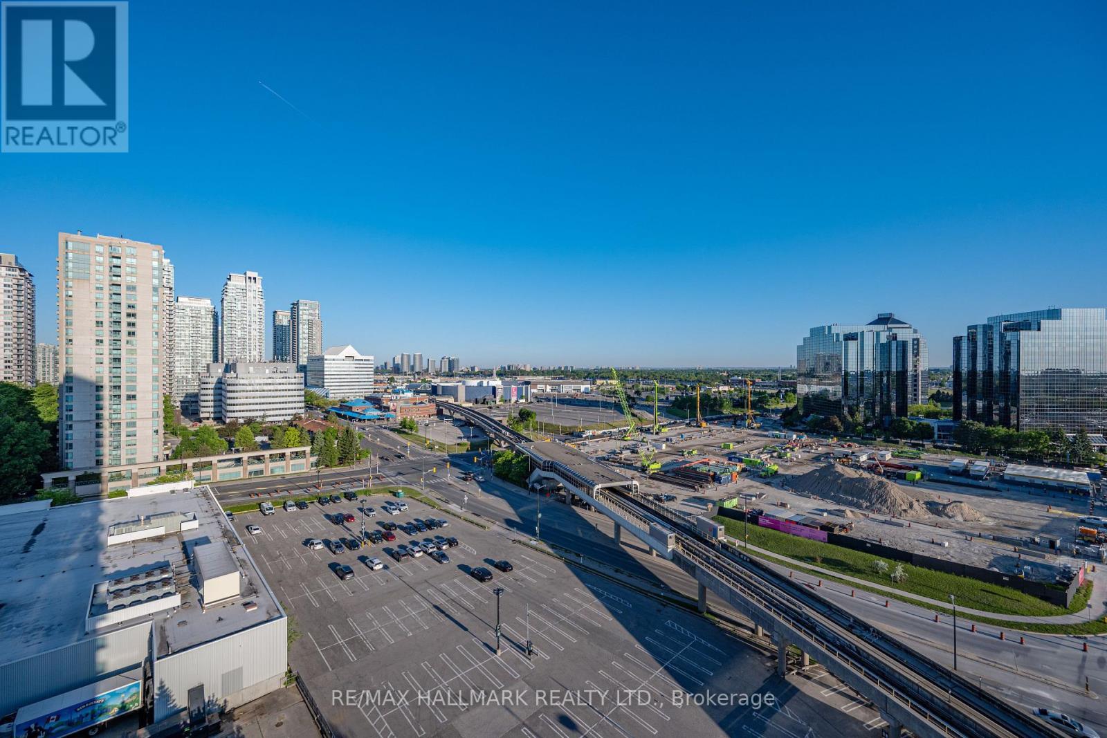 BALCONY - NE VIEW - 1705 - 88 Grangeway Avenue, Toronto, ON