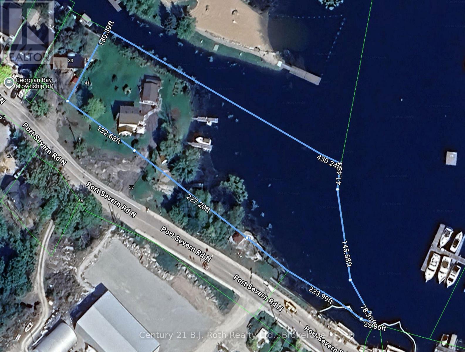 Geowarehouse Lot Details - 57 Port Severn Road N, Georgian Bay (Baxter), ON