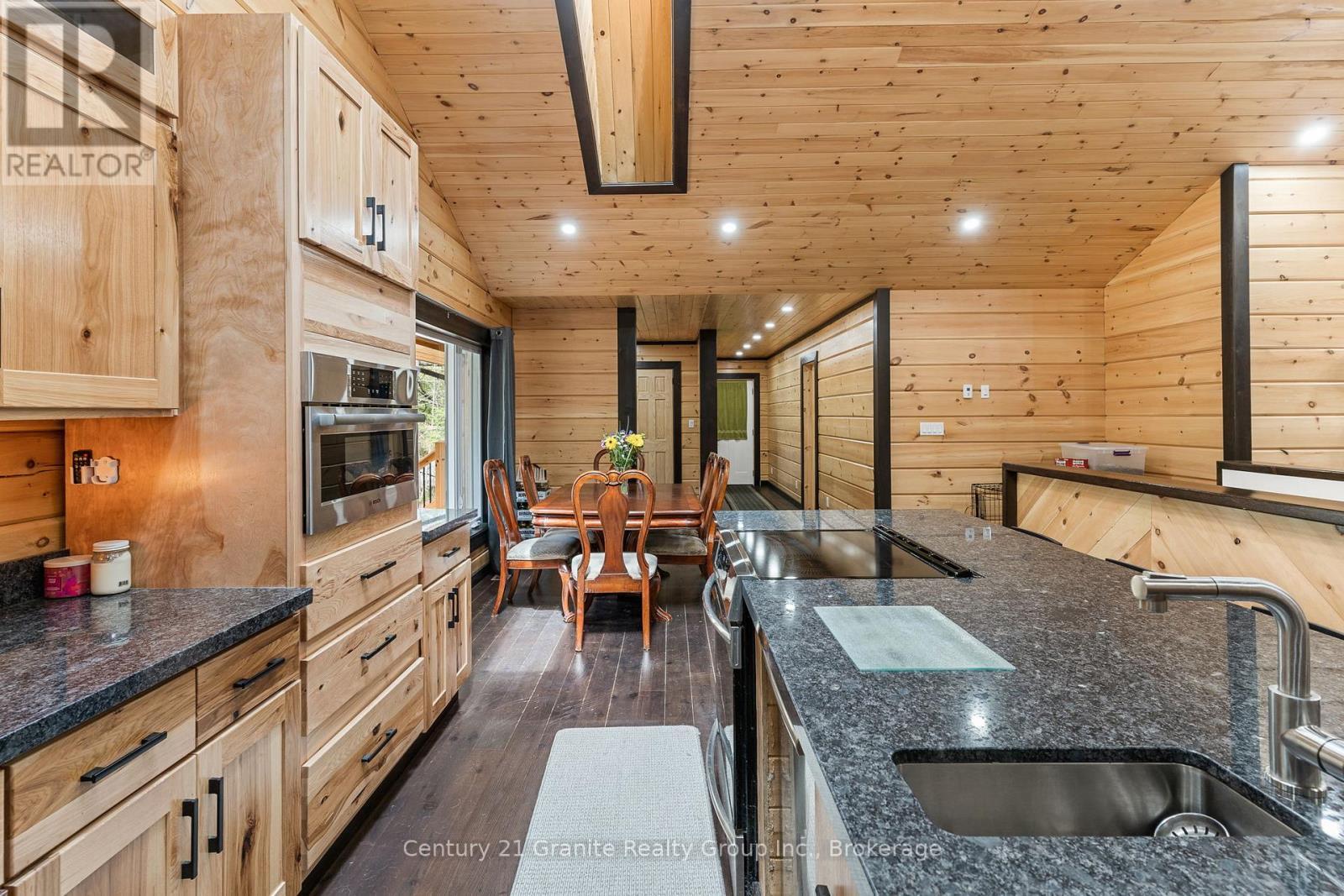Custom American Hickory Cabinets and Large Island - 1007 Winding Creek Road, Minden Hills (Anson), ON