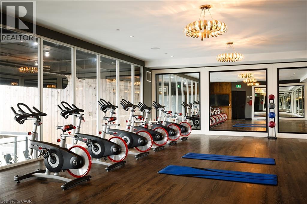330 Phillip Street Unit# S709, Waterloo, ON - Indoor Photo Showing Gym Room
