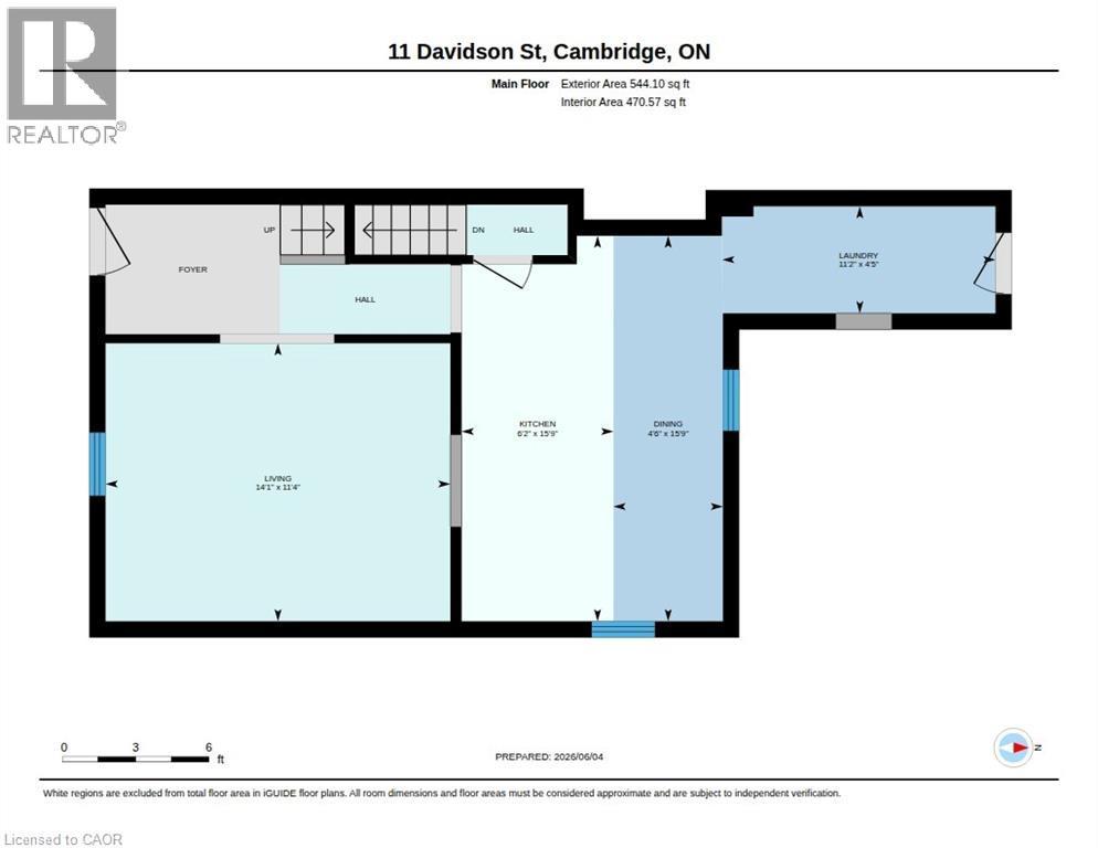 Floor plan - 11 Davidson Street, Cambridge, ON
