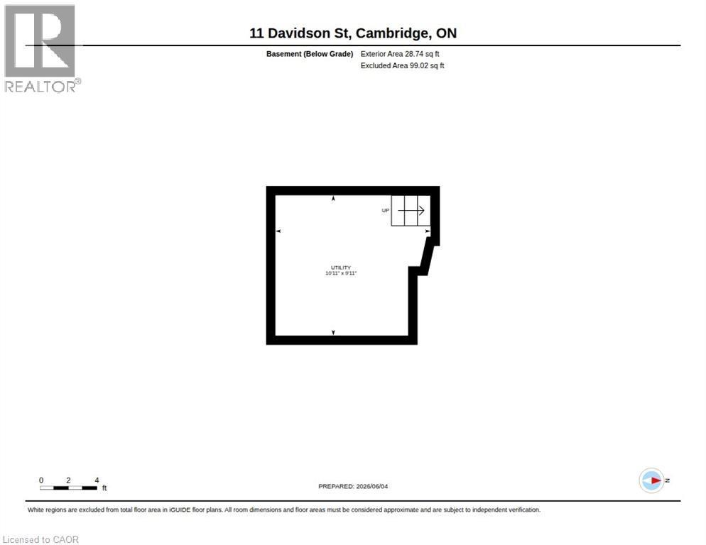 Floor plan - 11 Davidson Street, Cambridge, ON