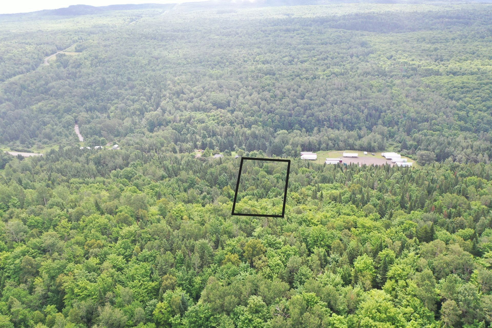 Photo aérienne - Route 204, Saint-Aubert, QC