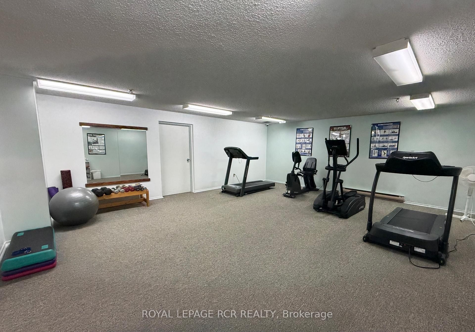 1011-40 William Roe Boulevard, Newmarket, ON - Indoor Photo Showing Gym Room