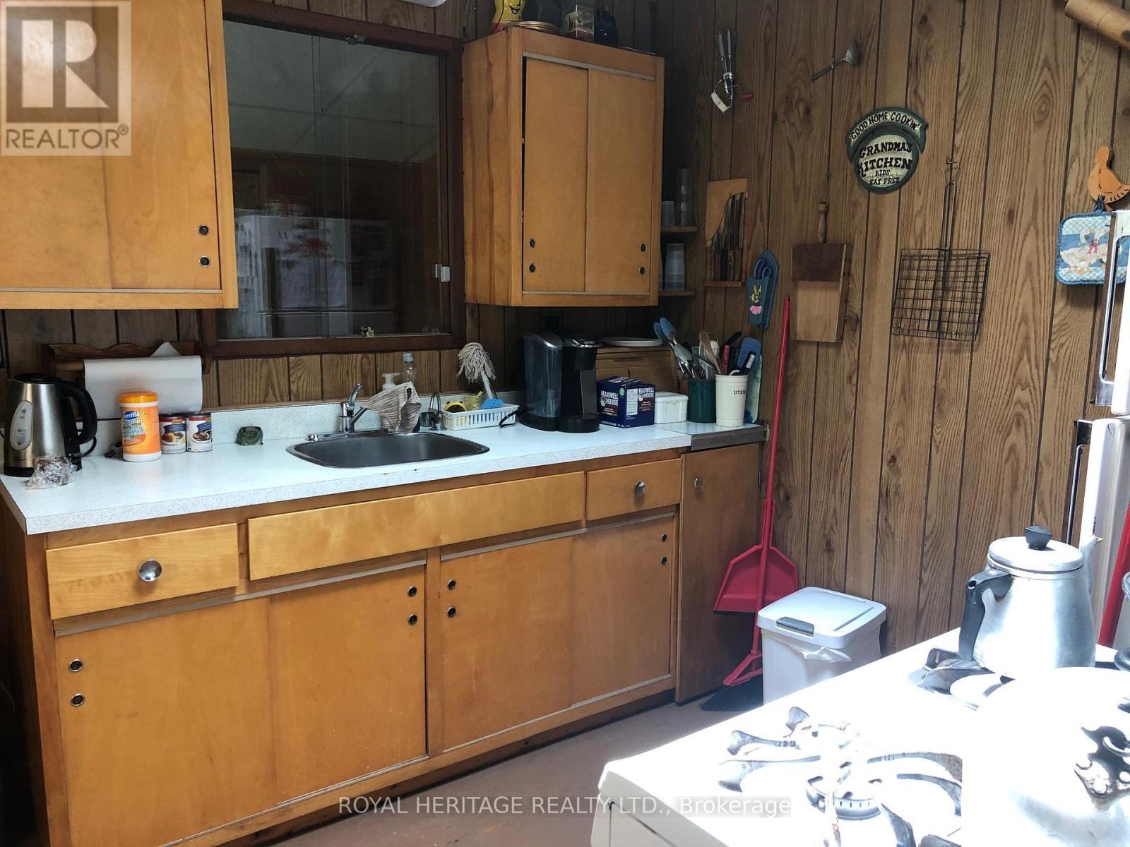 **Kitchen Has Propane Stove** - 1160 Sunset Strip Lane, Frontenac, ON - Indoor Photo Showing Kitchen