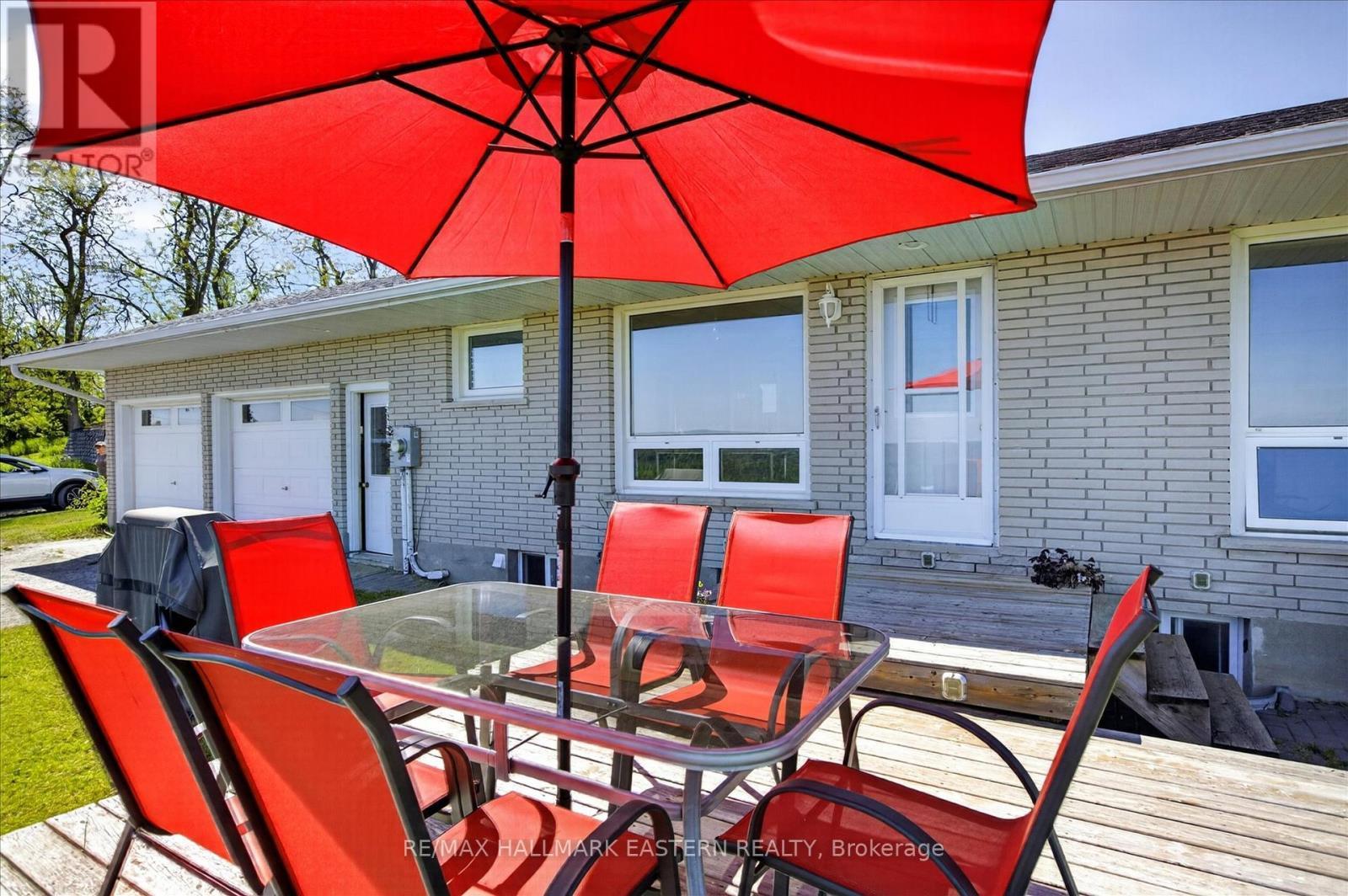 Spacious deck out front of the main house - 794 Morton Line, Cavan Monaghan (Cavan Twp), ON