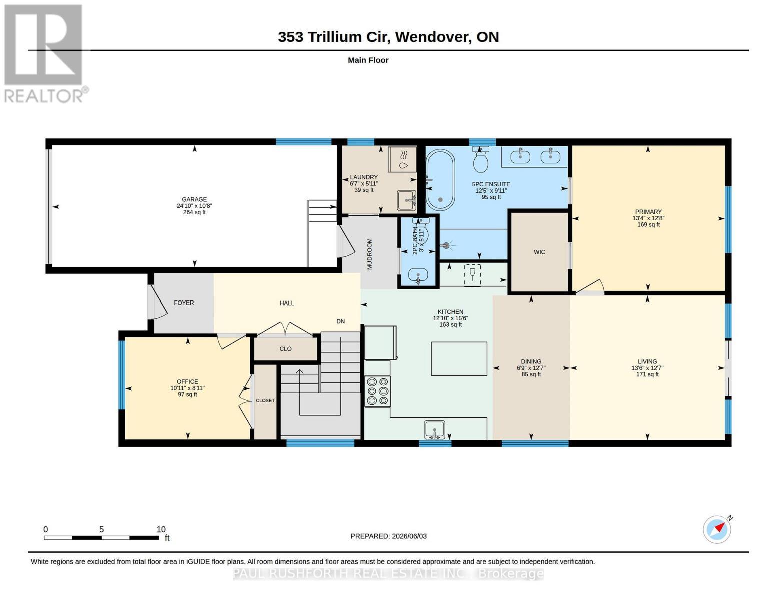 Floor PLan-Main Level - 353 Trillium Circle, Alfred And Plantagenet, ON