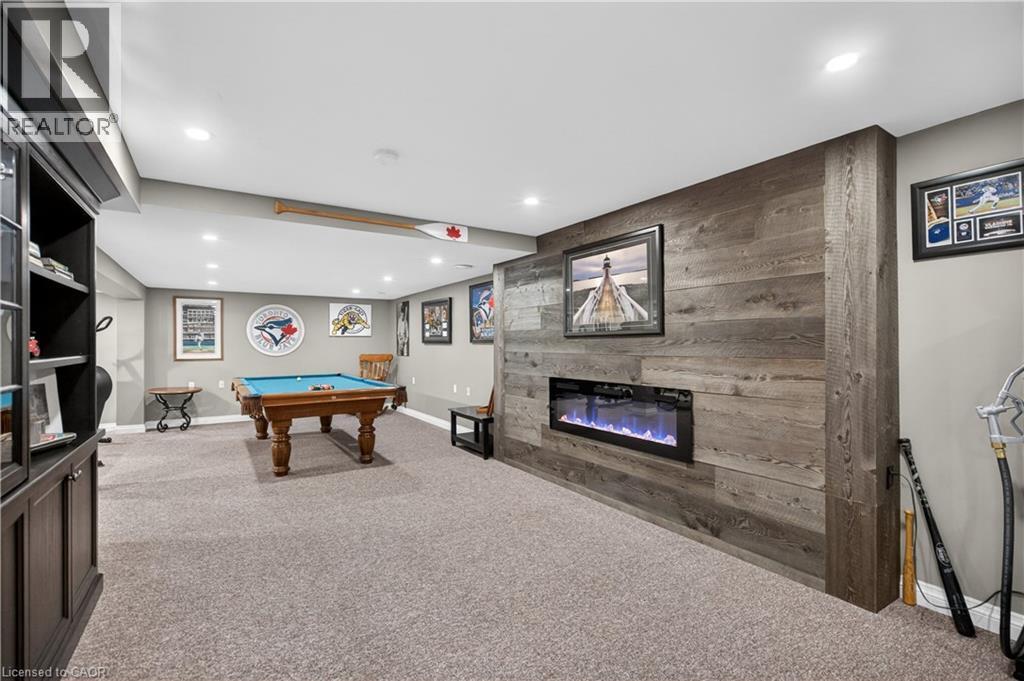 2264 Britannia Road, Burlington, ON - Indoor Photo Showing Other Room With Fireplace