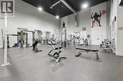 Dedicated fitness center featuring extensive exercise equipment -