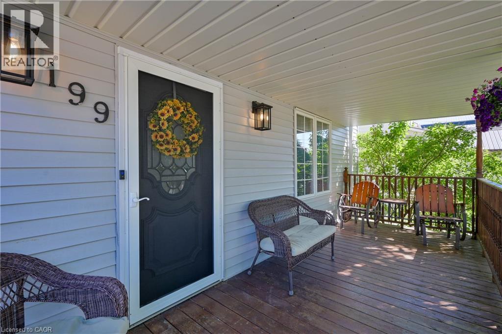 Porch - 199 Winstanley Street, Monkton, ON - Outdoor With Deck Patio Veranda With Exterior