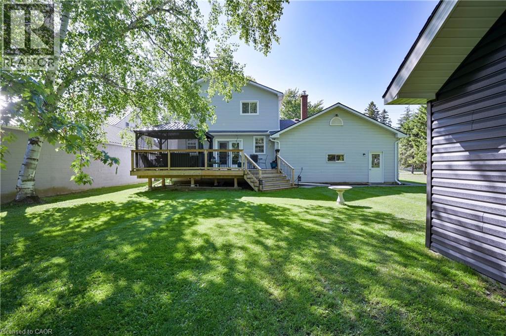 Back Exterior - 199 Winstanley Street, Monkton, ON - Outdoor With Deck Patio Veranda