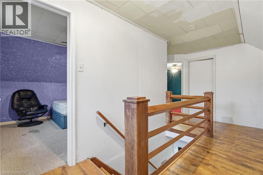 Hall featuring an upstairs landing and light wood-style flooring - 549 Weber Street E, Kitchener, ON