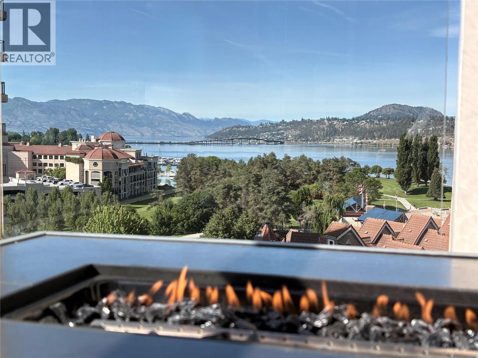 View from Deck #1 - 1152 Sunset Drive Unit# 1002, Kelowna, BC