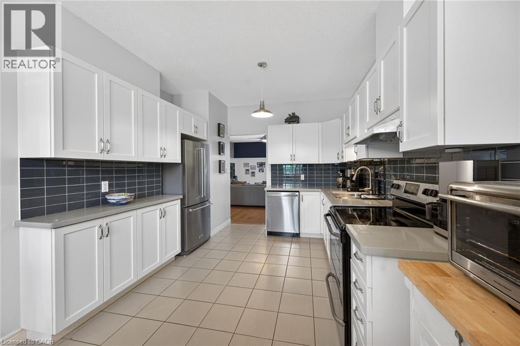 Functional and spacious! Loads of storage and work space! - 6 Gaddye Lane, Binbrook, ON - Indoor Photo Showing Kitchen With Double Sink With Upgraded Kitchen