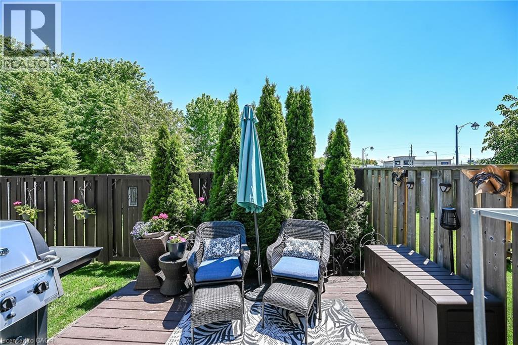 What a spot for morning coffee, or relaxing read! - 6 Gaddye Lane, Binbrook, ON - Outdoor With Deck Patio Veranda