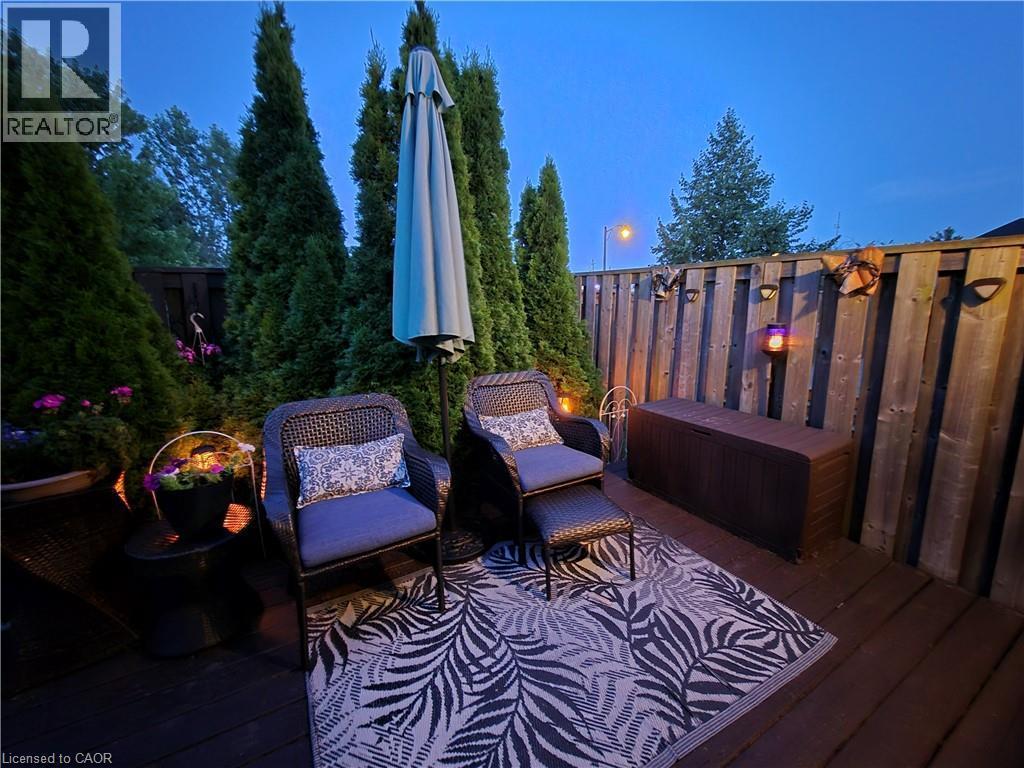 Lovely space for quiet evening. - 6 Gaddye Lane, Binbrook, ON - Outdoor With Deck Patio Veranda
