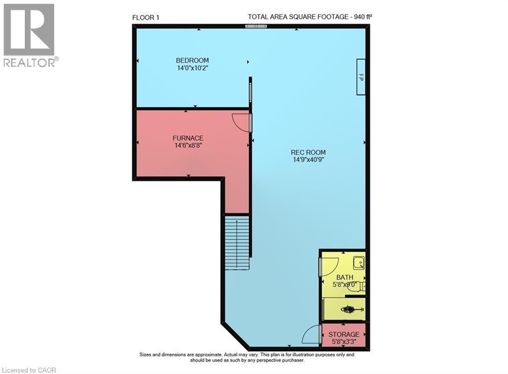 Lower Level Floor Plan - 6 Gaddye Lane, Binbrook, ON - Other