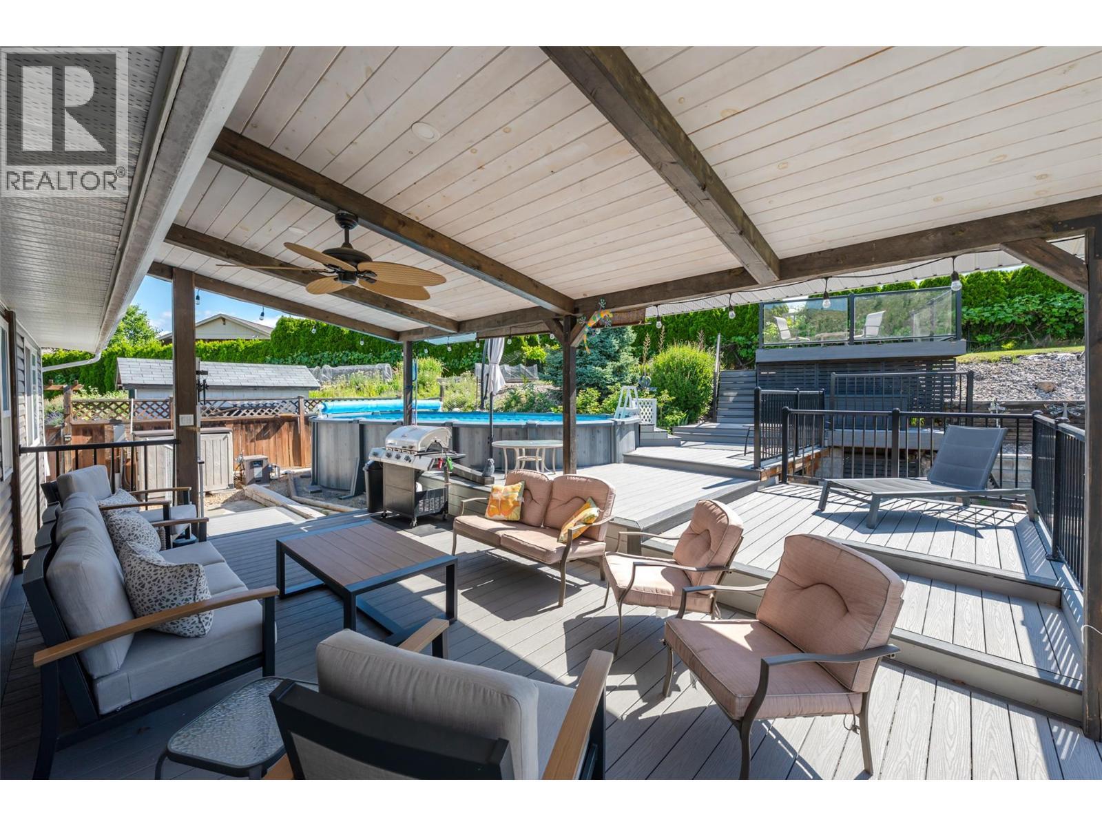 Back deck - 6763 Meadows Drive, Oliver, BC