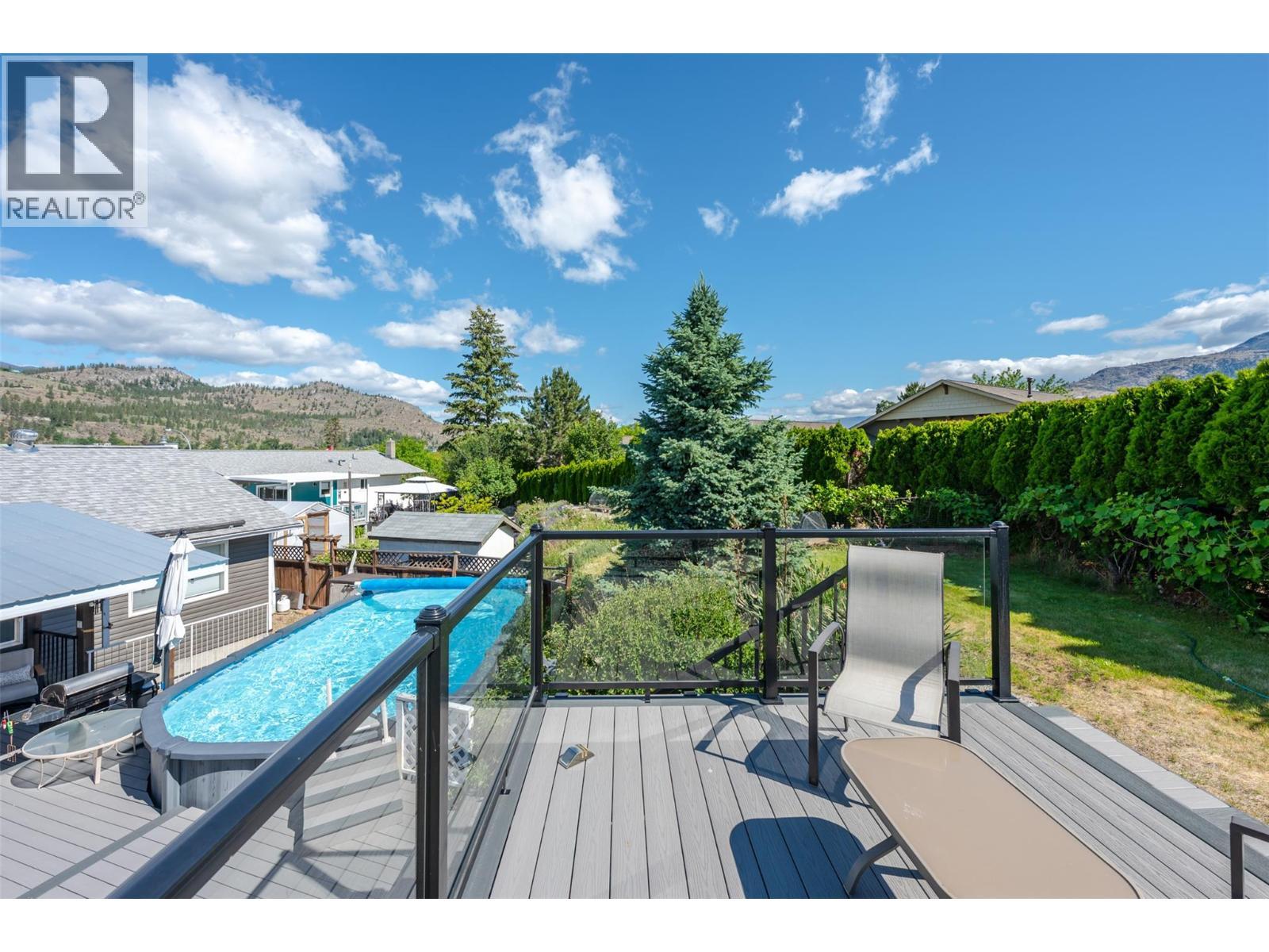 Viewing platform looking north - 6763 Meadows Drive, Oliver, BC