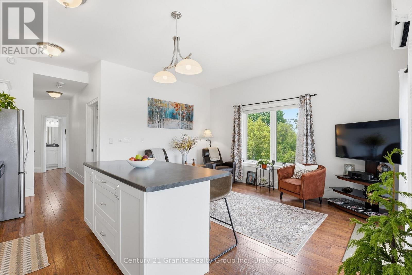 9 FOOT CEILING OPEN CONCEPT KITCHEN/DINING/LIVING - 303 - 9 Newcastle Street, Minden Hills (Minden), ON