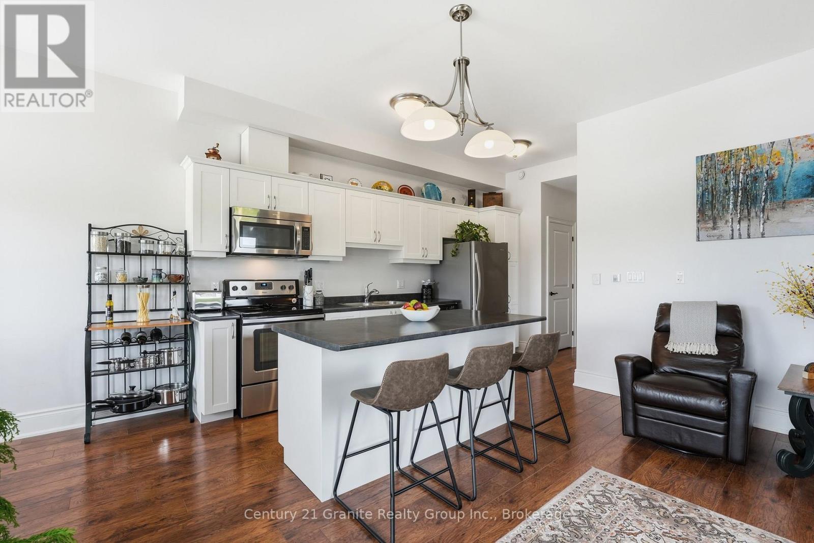 STAINLESS STEEL APPLIANCES& LOTS OF CUPBOARD SPACE - 303 - 9 Newcastle Street, Minden Hills (Minden), ON