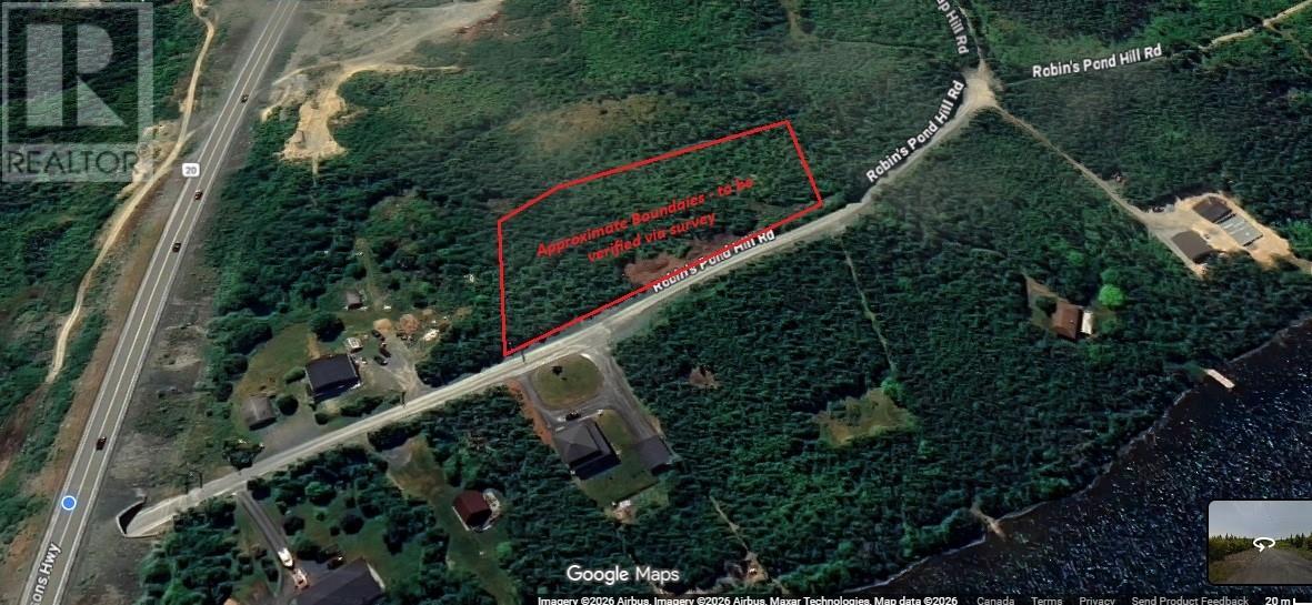 Approximate Location - Refer to survey for exact dimensions - 45-61 Robin'S Pond Hill Road, Torbay, NL