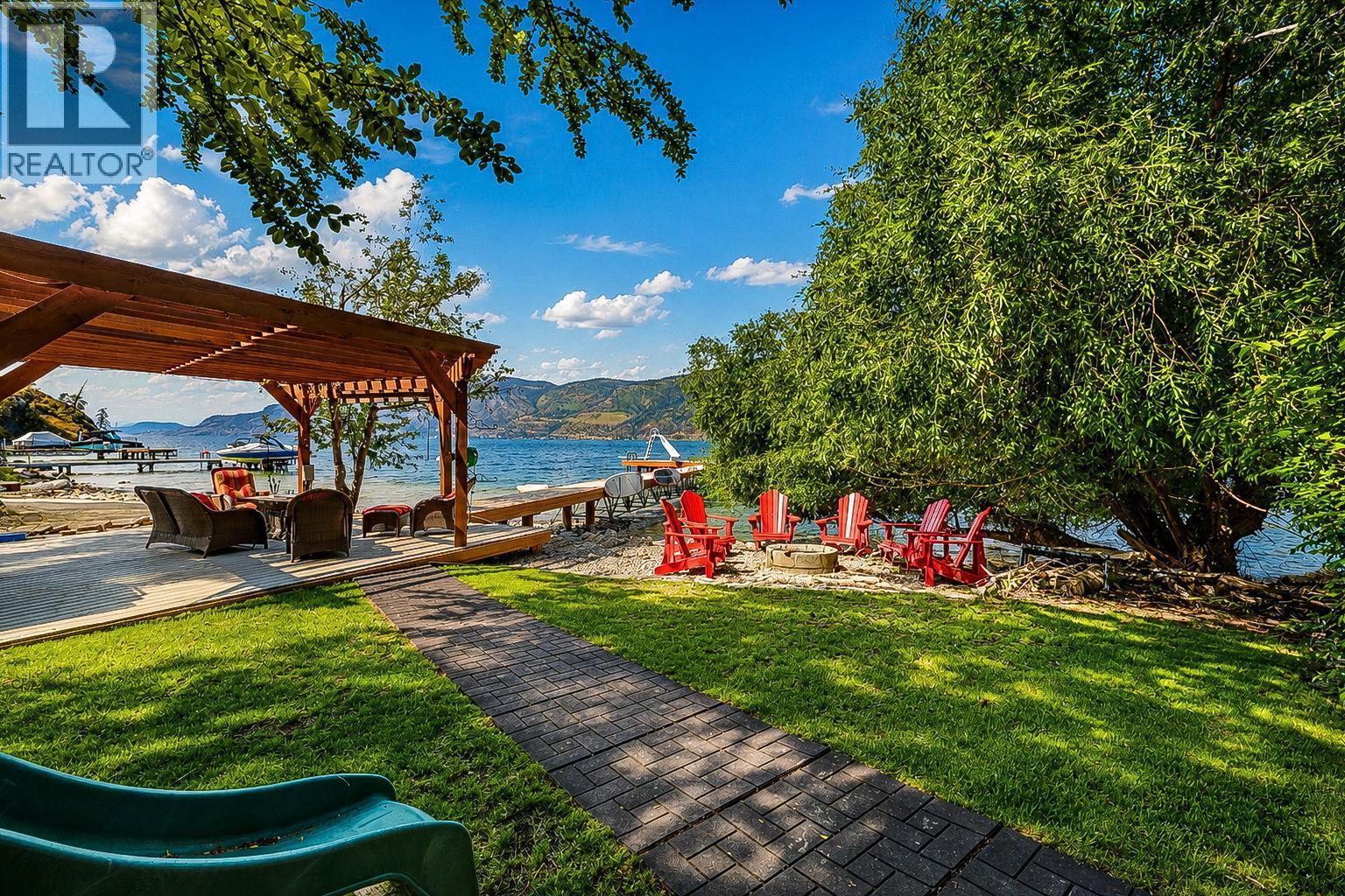 6650 Finch Road, Lake Country, BC - Outdoor With Body Of Water With Deck Patio Veranda