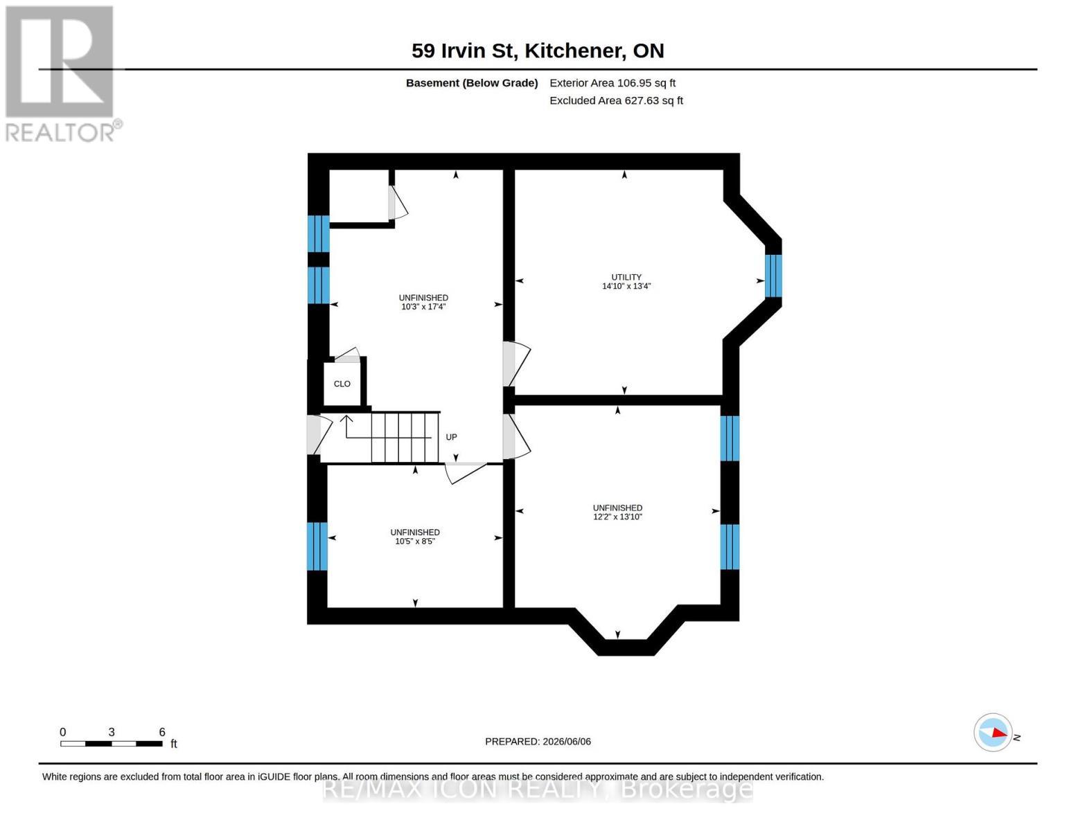 Basement - 59 Irvin Street, Kitchener, ON