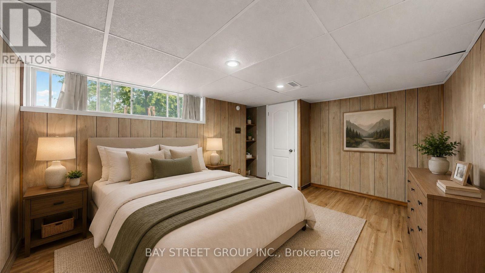 Basement Bedroom- AI Stage - 26 Innismore Crescent E, Toronto, ON
