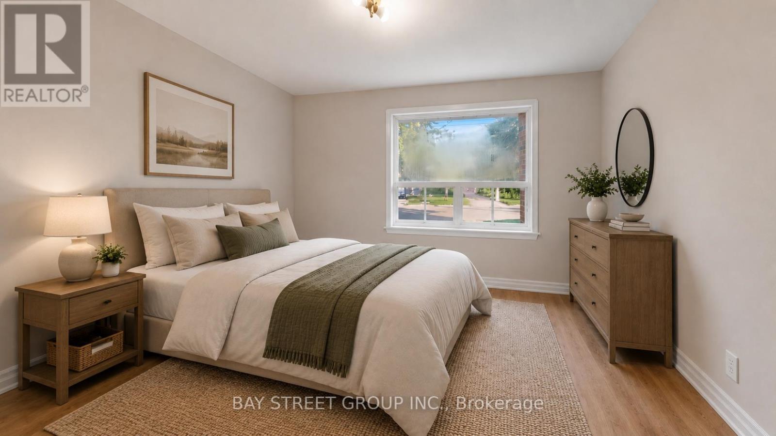 Main Floor Bedroom-AI Stage - 26 Innismore Crescent E, Toronto, ON