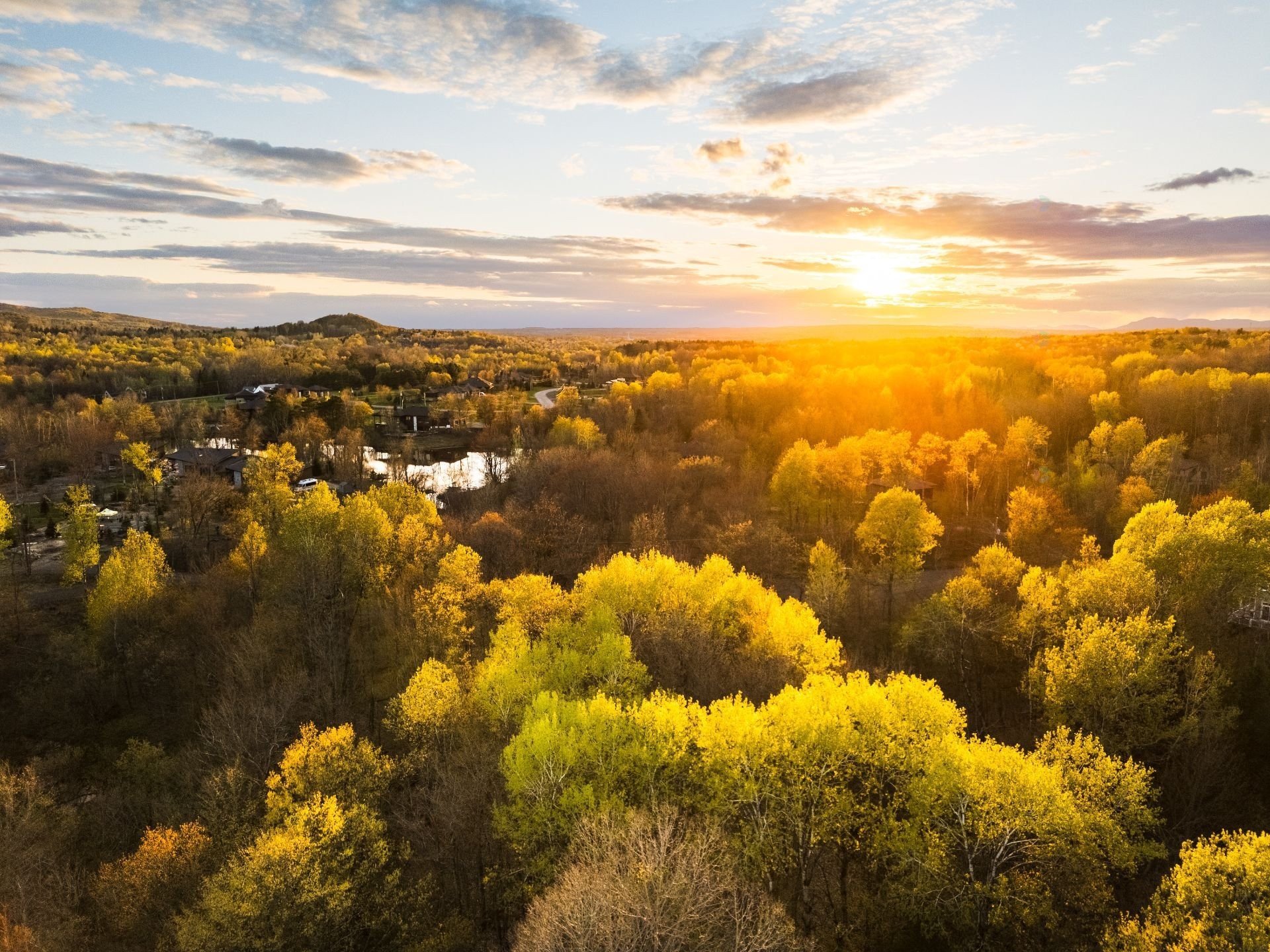 Photo aérienne - 1-210 Rue De Louis-Hébert, Bromont, QC