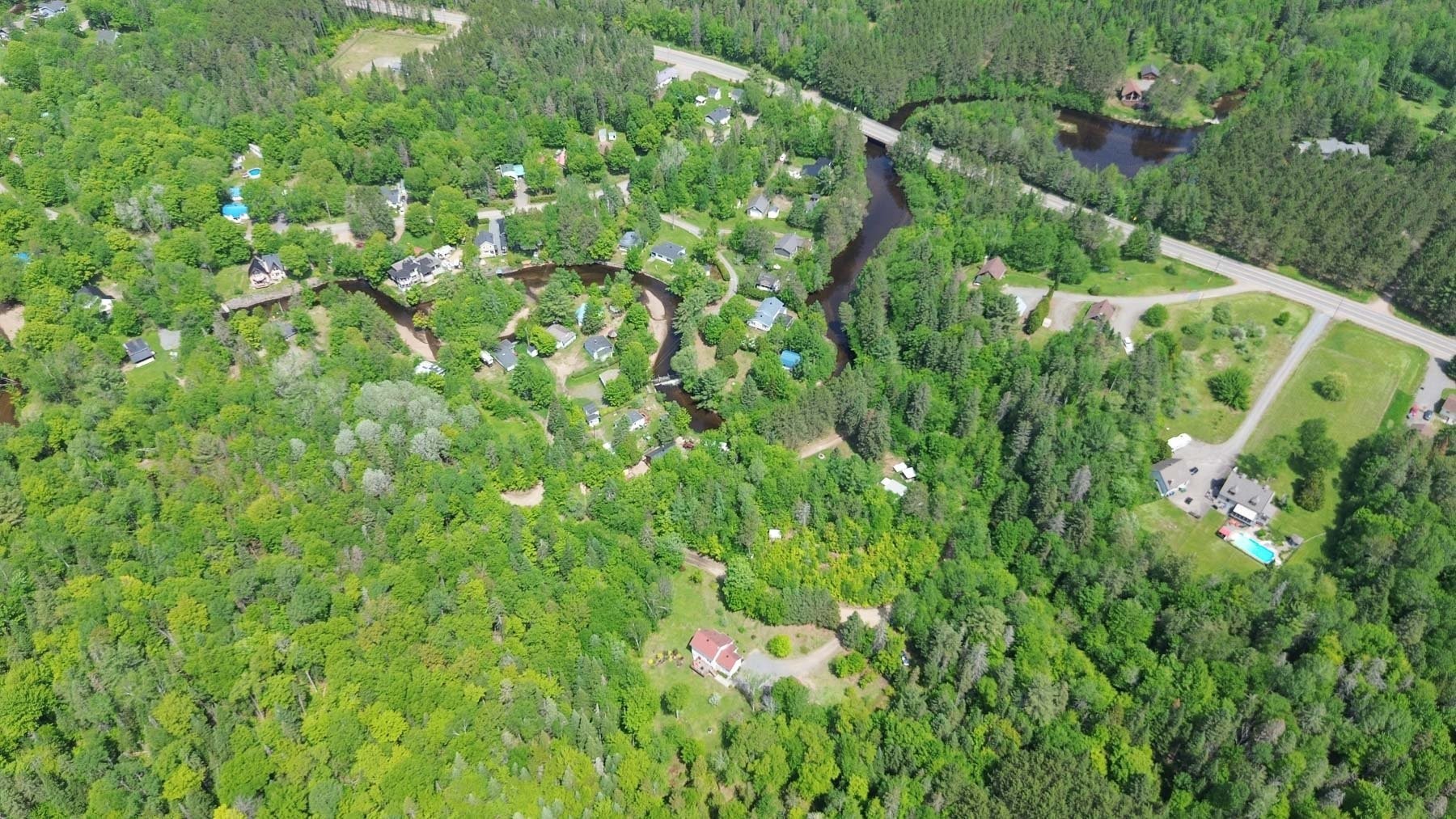 Aerial View - 520 Ch. De La Petite-Mékinac N., Saint-Tite, QC